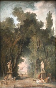 Alley in a Park by Hubert Robert